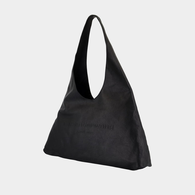 Sac Porté Épaule Pike Large Hobo - Alexander Wang - Cuir - Noir