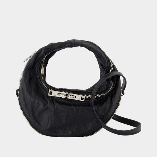 Sac À Bandoulière Twyst Mini - Alexander Wang - Cuir - Noir
