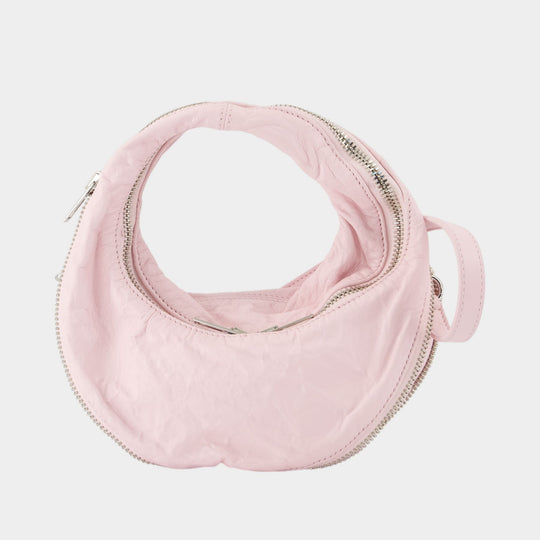 Sac À Bandoulière Twyst Mini - Alexander Wang - Cuir - Rose