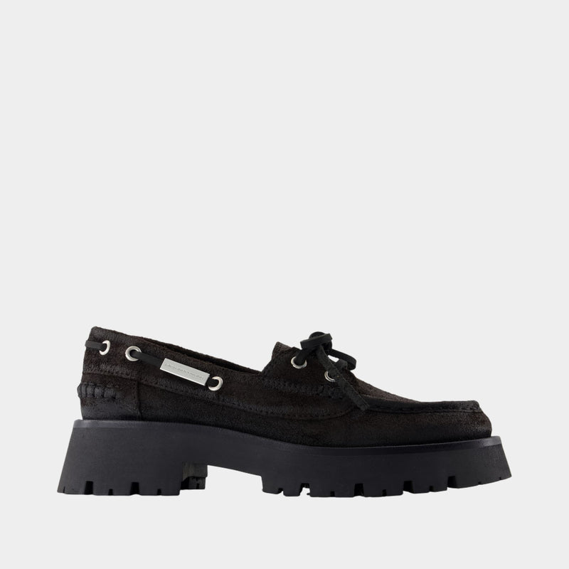 Mocassins Carson Boat - Alexander Wang - Cuir - Chocolat