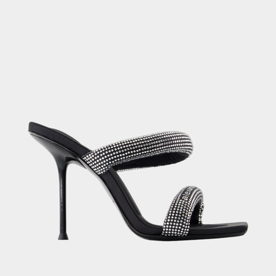 Sandales Julie Tubular - Alexander Wang - Cuir - Noir