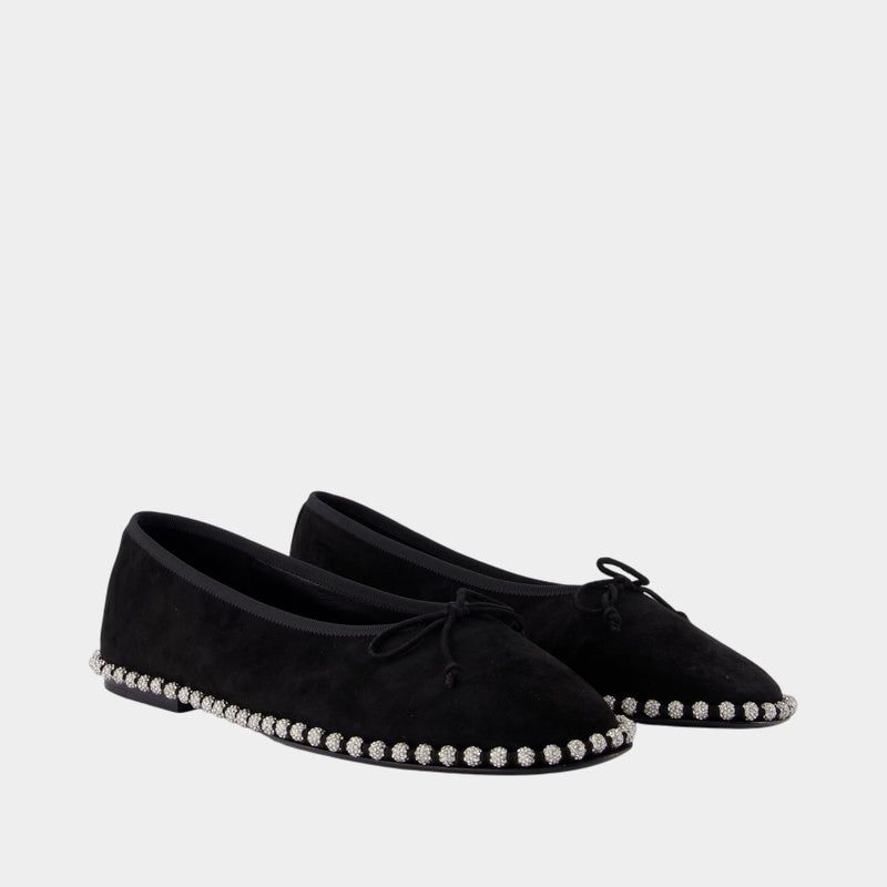 Ballerines Lina Ballchain - Alexander Wang - Cuir - Noir