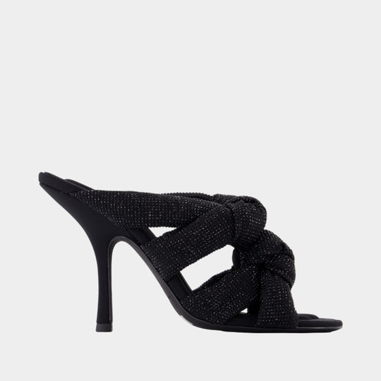 Sandales Delvy 105mm - Alexander Wang - Nylon - Noir