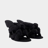 Sandales Delvy 105mm - Alexander Wang - Nylon - Noir