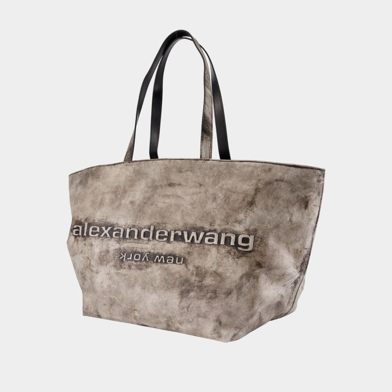 Cabas Punch - Alexander Wang - Cuir - Gris