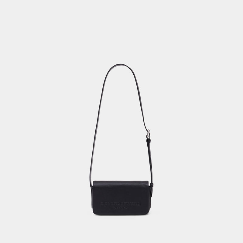 Sac À Bandoulière Punch - Alexander Wang - Cuir - Noir