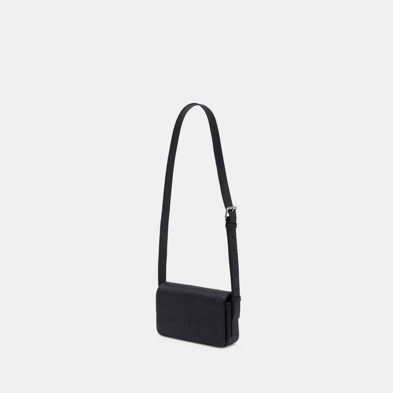 Sac À Bandoulière Punch - Alexander Wang - Cuir - Noir