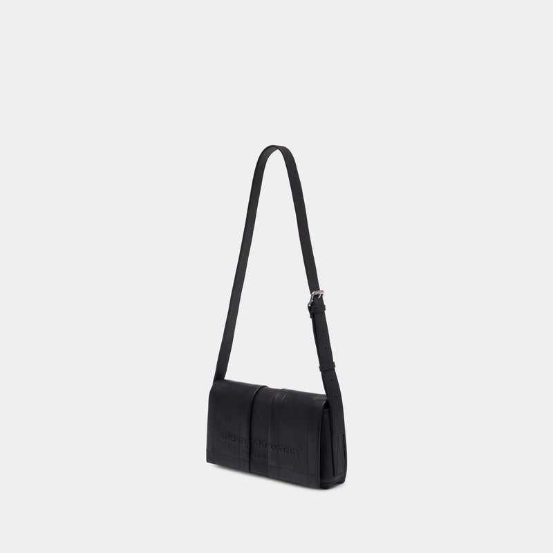 Sac À Bandoulière Pack - Alexander Wang - Cuir - Noir