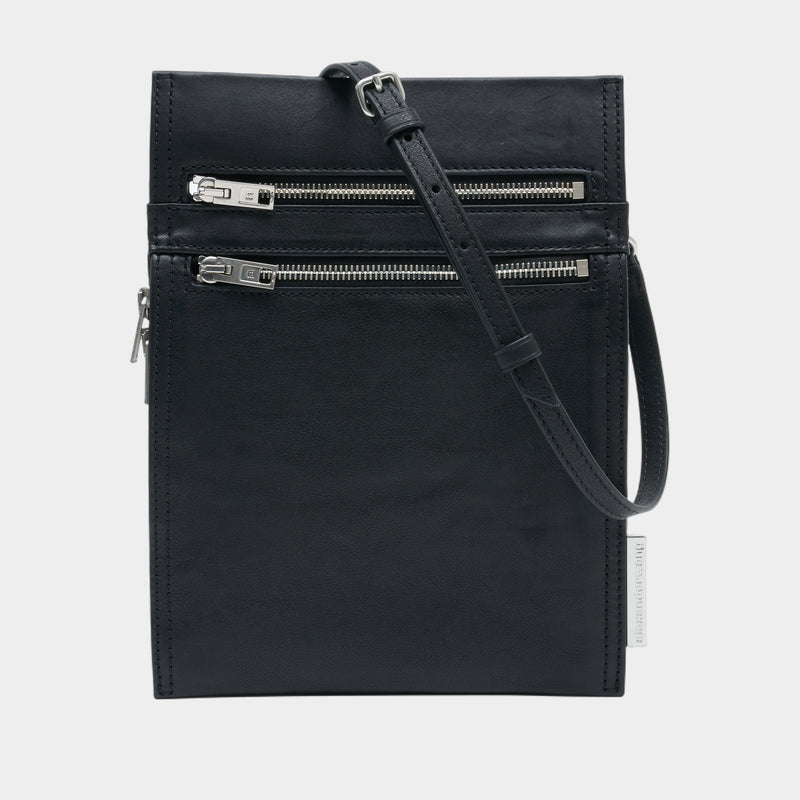 Sac À Bandoulière Axis - Alexander Wang - Cuir - Noir