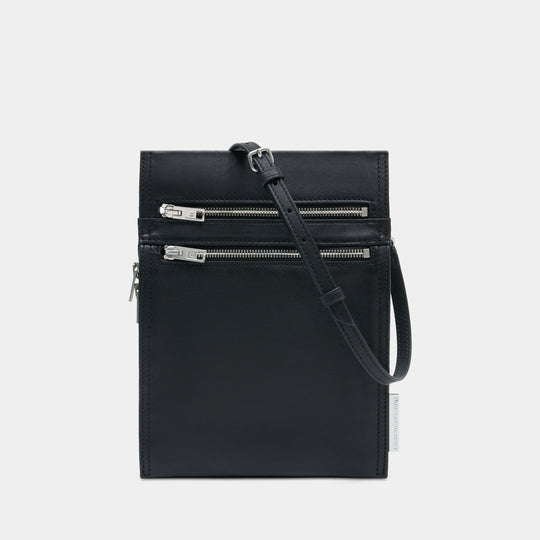 Sac À Bandoulière Axis - Alexander Wang - Cuir - Noir