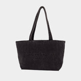 Cabas Punch Medium - Alexander Wang - Coton - Gris Foncé