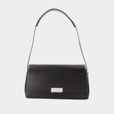 Sac Porté Épaule Siren Medium Flap - Alexander Wang - Cuir - Noir