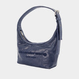 Sac Porté Épaule Punch Small - Alexander Wang - Coton - Bleu
