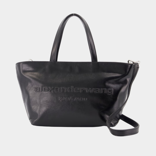 Cabas Punch Small - Alexander Wang - Cuir - Noir