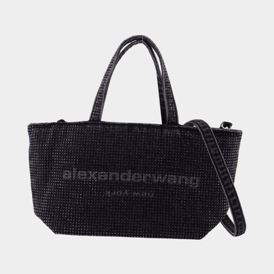 Cabas Punch Small - Alexander Wang - Coton - Gris Foncé