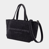 Cabas Punch Small - Alexander Wang - Coton - Gris Foncé