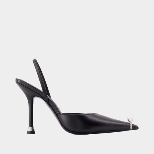 Escarpins Akilita 105mm - Alexander Wang - Cuir - Noir