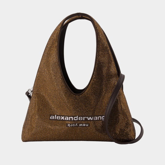 Sac Hobo Pike Mini - Alexander Wang - Synthétique - Marron