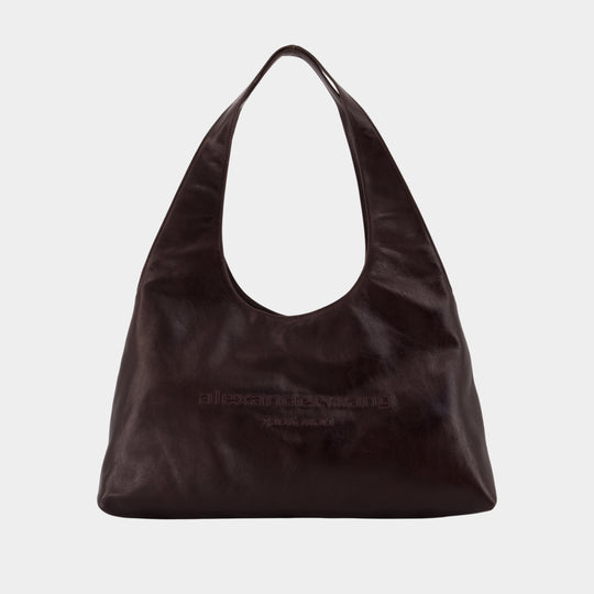 Sac Porté Épaule Pike Medium Hobo - Alexander Wang - Cuir - Marron