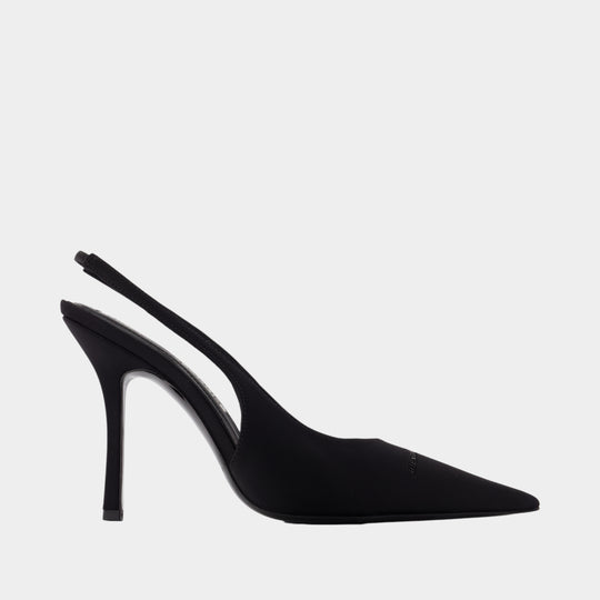Escarpins Buffy 105mm Sling Back - Alexander Wang - Synthétique - Noir