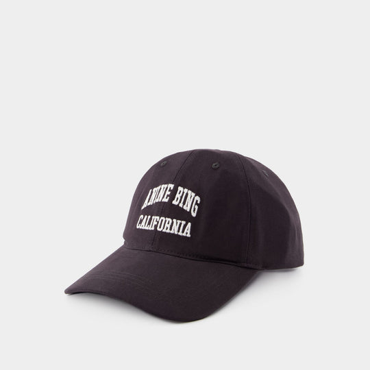 Casquette Jeremy - ANINE BING - Coton - Noir