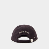 Casquette Jeremy - ANINE BING - Coton - Noir