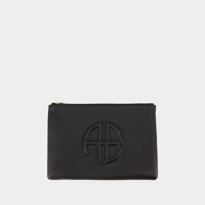 Pochette Lili - ANINE BING - Cuir - Noir