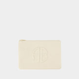 Pochette Lili - ANINE BING - Cuir - Beige