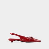 Escarpins Zoey - ANINE BING - Cuir - Rouge