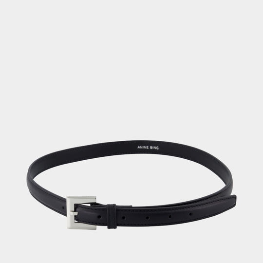 Ceinture Nicola - ANINE BING - Cuir - Noir