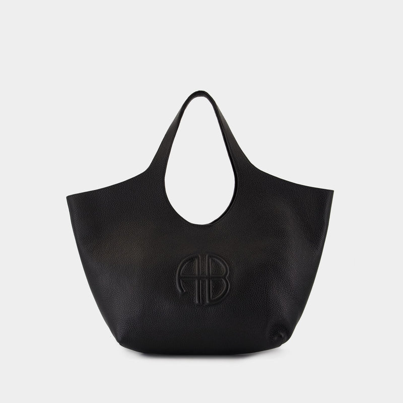 Tote Medium Lili - ANINE BING - Cuir - Noir