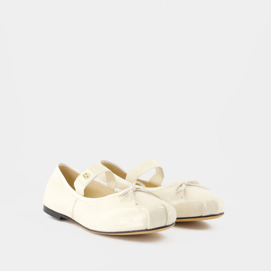 Ballerines Jolie - ANINE BING - Cuir - Blanc