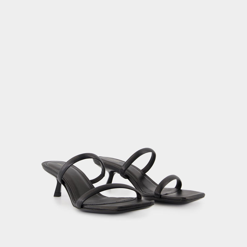 Mules Hilda - ANINE BING - Cuir - Noir