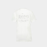 T-Shirt Walker Lyrics - ANINE BING - Coton - Blanc