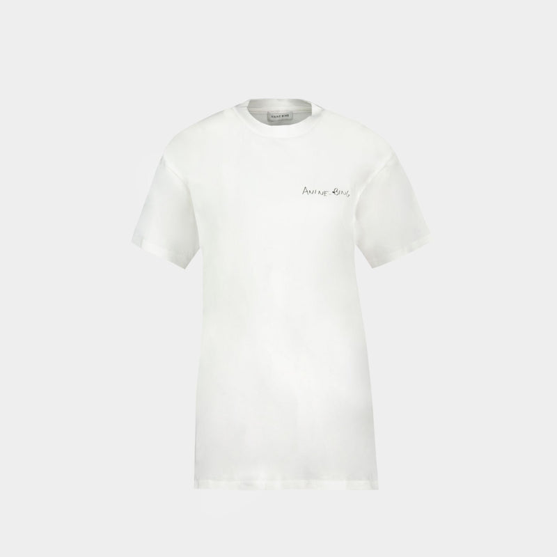 T-Shirt Walker Lyrics - ANINE BING - Coton - Blanc