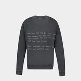 Sweatshirt Jaci Lyrics - ANINE BING - Coton - Noir