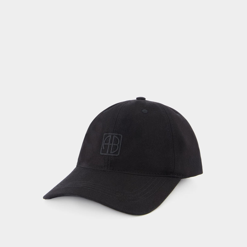 Casquette Jeremy - ANINE BING - Coton - Noir