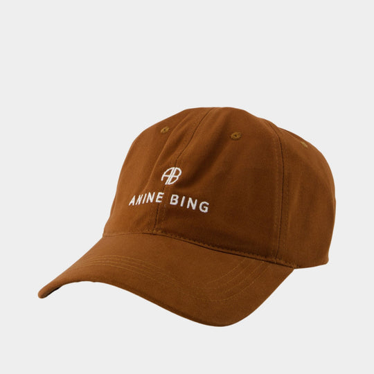 Casquette Jeremy Baseball - ANINE BING - Coton - Marron