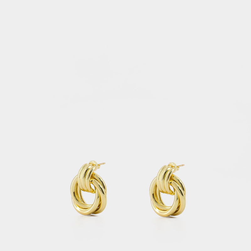 Boucles D'oreilles Triple Knot - ANINE BING - Métal - Doré