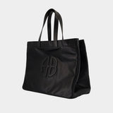 Cabas Large Rio - ANINE BING - Cuir - Noir