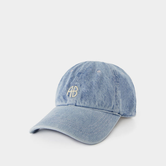 Casquette Baseball Jeremy Ab - ANINE BING - Coton - Bleu