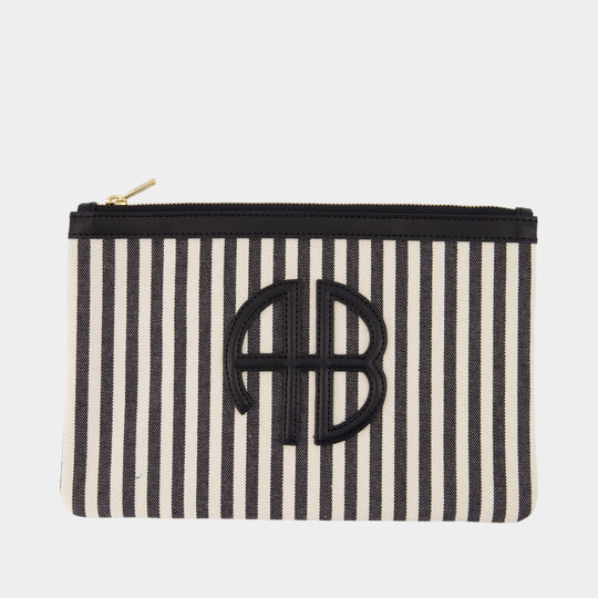 Pochette Lili - ANINE BING - Coton - Noir