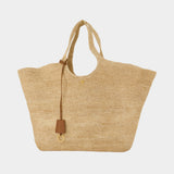 Sac Porté Épaule Lili - ANINE BING - Raphia - Beige