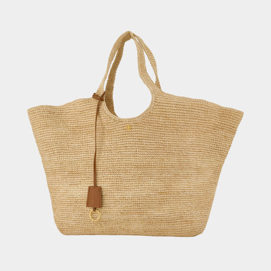 Sac Porté Épaule Lili - ANINE BING - Raphia - Beige
