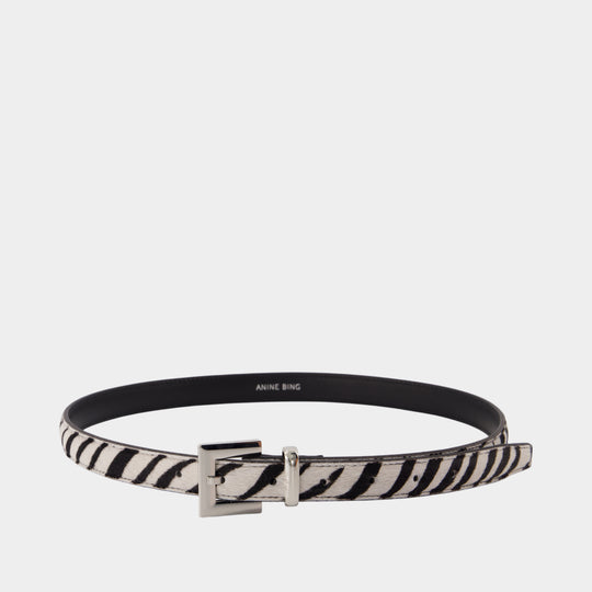 Ceinture Nicola - ANINE BING - Cuir - Noir
