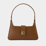 Sac Porté Épaule Lou - ANINE BING - Cuir - Marron