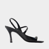 Sandales Iva Smooth - ANINE BING - Cuir - Noir