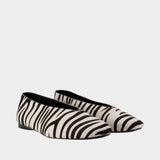 Ballerines Ana Zebra - ANINE BING - Cuir - Noir