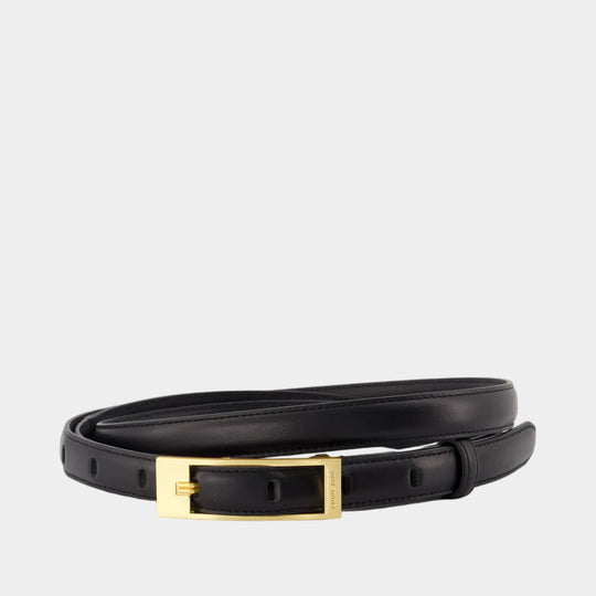 Ceinture Double Elly - ANINE BING - Cuir - Noir