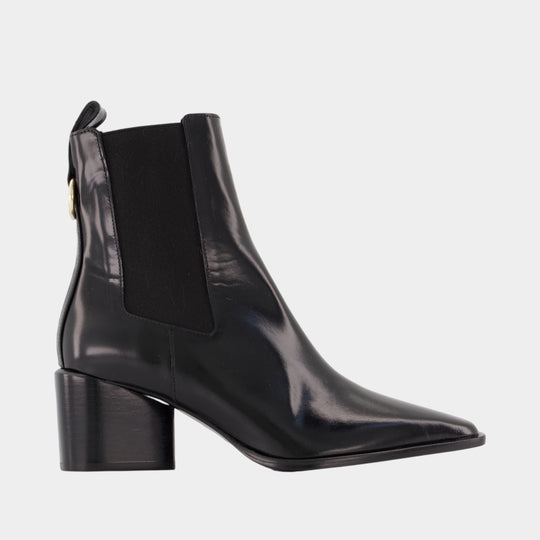Bottines Livia Chelsea - ANINE BING - Cuir - Noir
